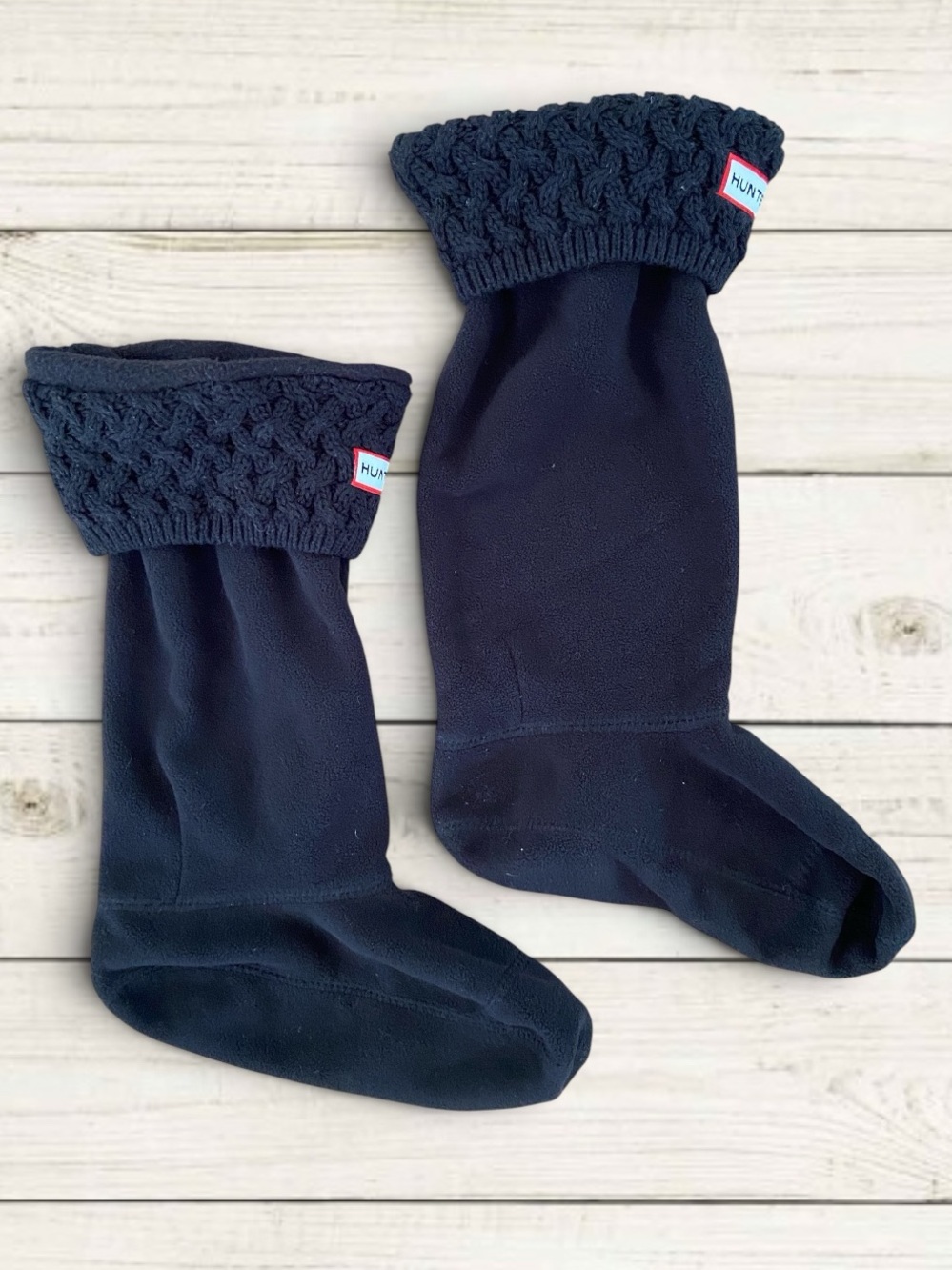 Hunter Cable Knit Boot Socks